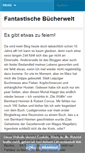 Mobile Screenshot of fantastische-buecherwelt.de